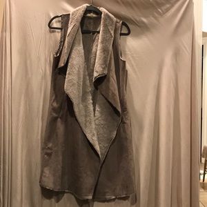 Faux Suede vest!